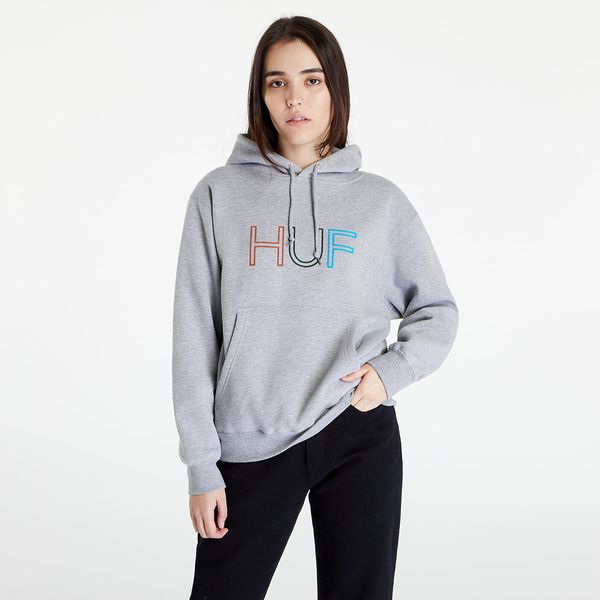 HUF HUF Hd Logo P/O Hoodie Grey Heather