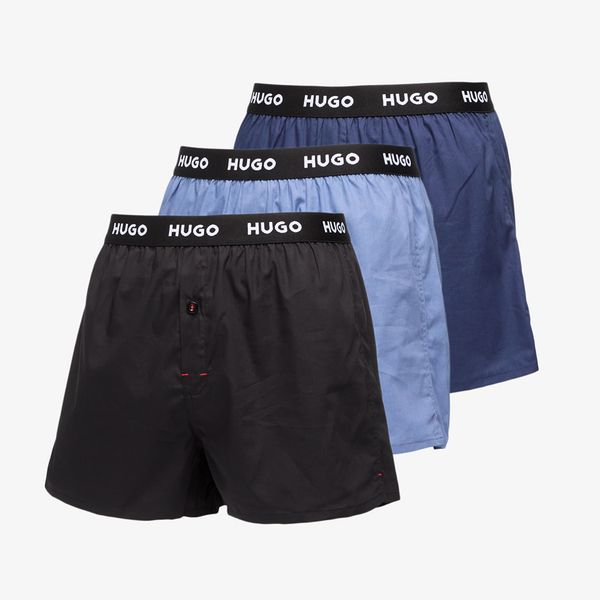 Hugo Boss Hugo Boss Pure Cotton Woven Boxer 3-Pack Multicolor S