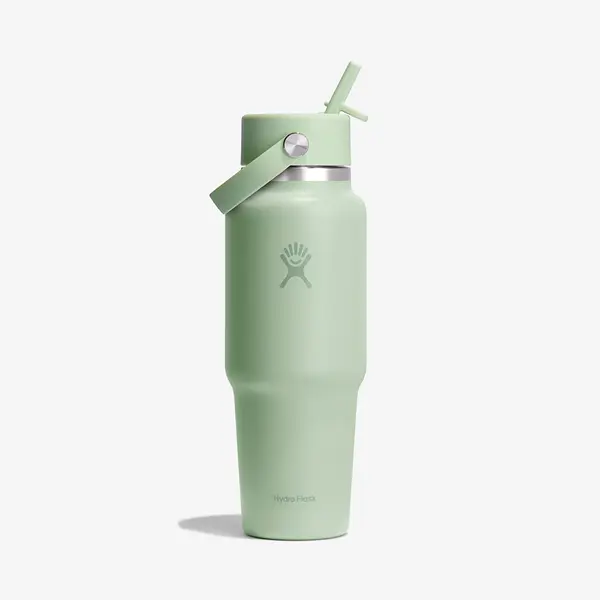 Hydro Flask Hydroflask 946 ml Wide Flex Straw Travel Bottle Aloe Universal