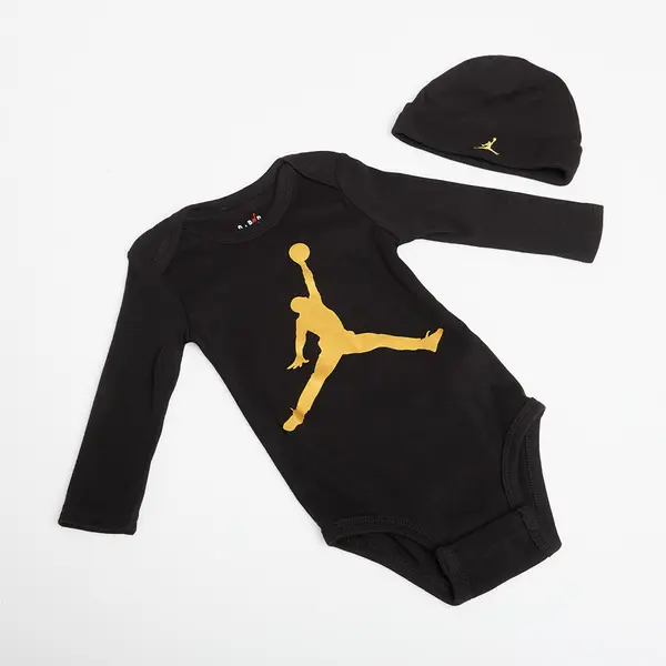 Jordan Jordan JHN L/S Jumpman 6-12M Black/ Gold 6-12 months