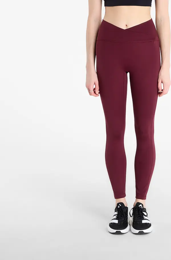 adidas Performance Клинове adidas 3 Stripes Studio All Me 7/8 X-Over Leggings Maroon M