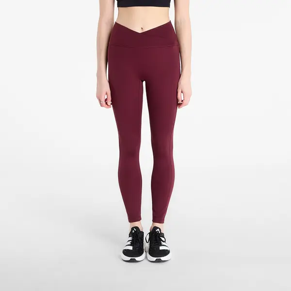 adidas Performance Клинове adidas 3 Stripes Studio All Me 7/8 X-Over Leggings Maroon M