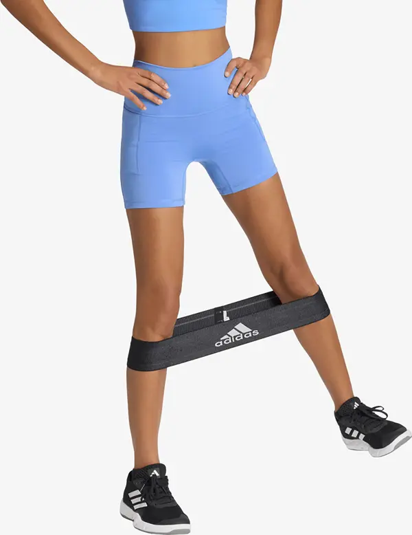 adidas Performance Клинове adidas 3 Stripes Studio All Me Booty Short Leggings Blue Fusion M