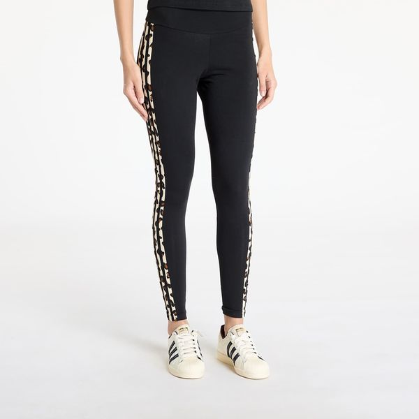 adidas Originals Клинове adidas Black Leopard Allover Print Leggings Black XS