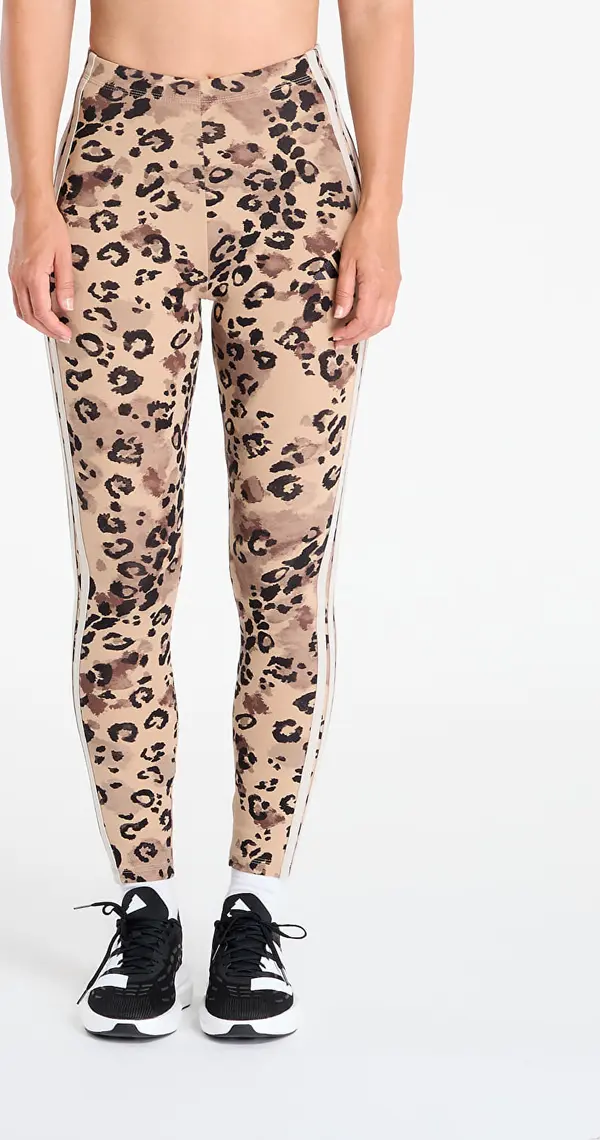 adidas Performance Клинове adidas Essentials 3-Stripes Animal Print Leggings Multicolor/ Warm Sand XS