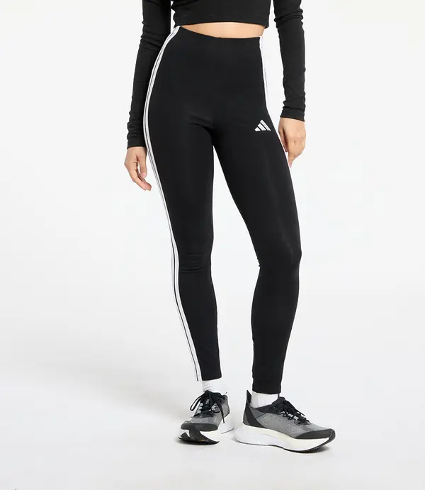 adidas Originals Клинове adidas Essentials 3-Stripes Cotton Leggings Black/ White XS