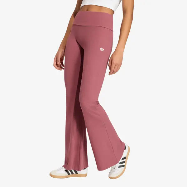 adidas Originals Клинове adidas Essentials Rib Flared Leggings Quiet Crimson XS