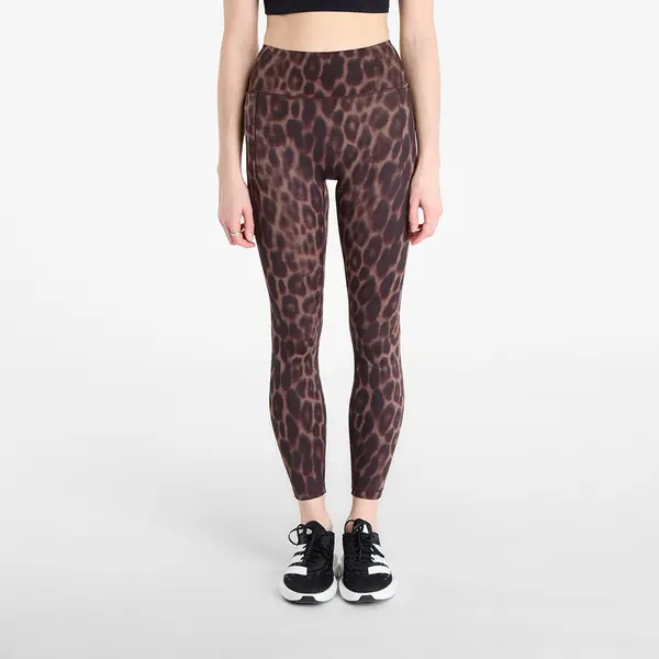 adidas Performance Клинове adidas Optime Power Leopard 7/8 Leggings Black/ Almost Yellow M