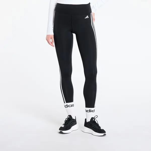adidas Performance Клинове adidas Train Essentials 3-Stripes High-Waisted 7/8 Leggings Black/ Cream White/ Gum 3 XS