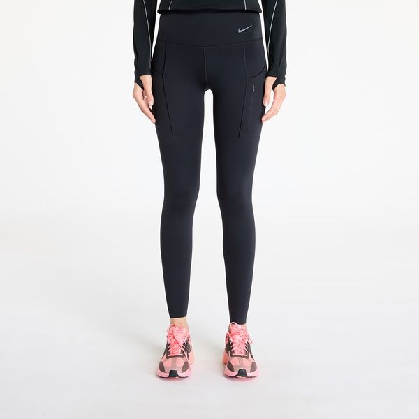 Nike Клинове Nike Go Women's Firm-Support High-Waisted Full-Length Leggings with Pockets Black/ Black L