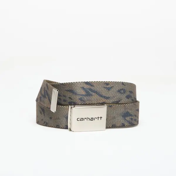 Carhartt WIP Колан Carhartt WIP Clip Belt Chrome Duck Feather Print, Cypress Universal