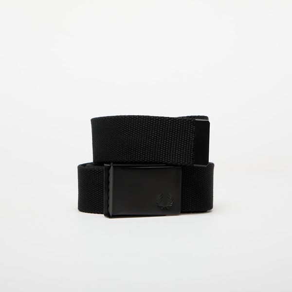 FRED PERRY Колан FRED PERRY Webbing Branded Belt Black M