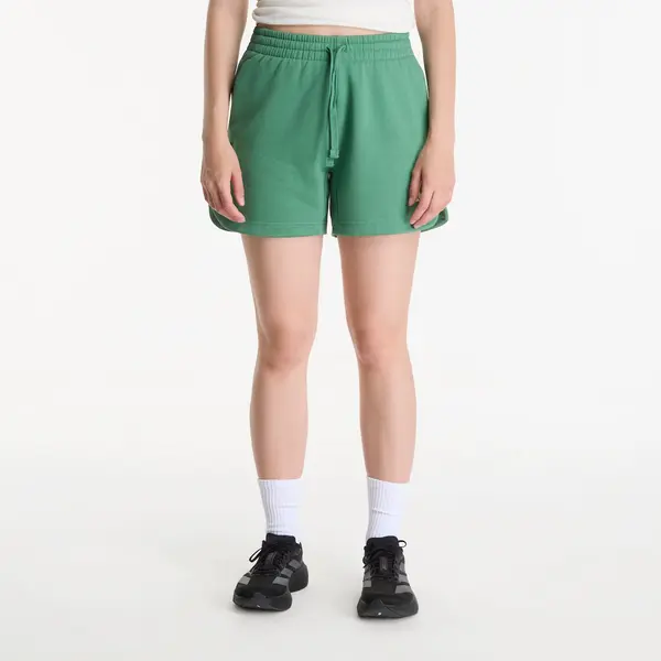 adidas Performance Къси панталони adidas 3 Stripes Studio Fleece Loose Shorts Preloved Green S