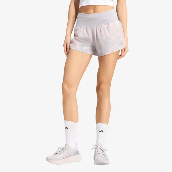 adidas Performance Къси панталони adidas Adi365 Running Animal Print Iconic Shorts Grey One/ Semi Frozen Turbo/ Glory Grey XS