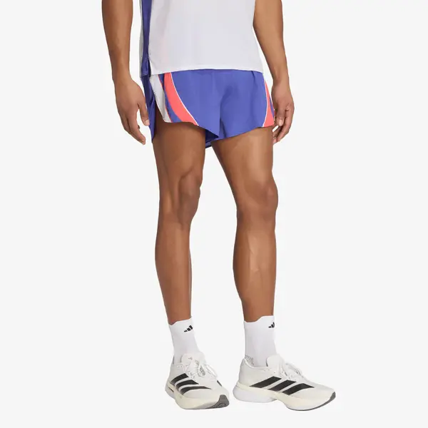 adidas Performance Къси панталони adidas ADIZERO Archive Running Shorts Dual Indigo/ Semi Lucid Red/ White L/3