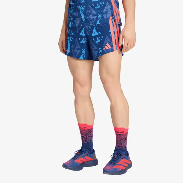 adidas Performance Къси панталони adidas Adizero Labrum Gel Pocket Shorts Dark Blue/ Lucid Red S
