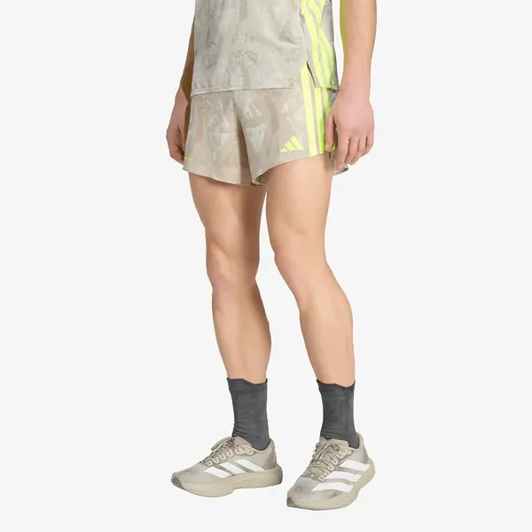 adidas Performance Къси панталони adidas Adizero Labrum Gel Pocket Shorts Sesame/ Solar Yellow M