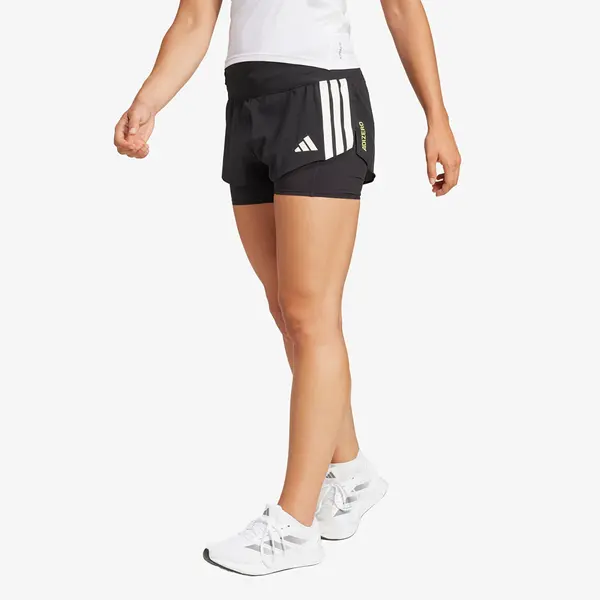 adidas Performance Къси панталони adidas Adizero Running 2-In-1 Gel Pocket Shorts Black M