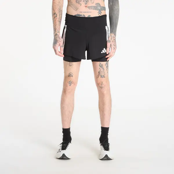 adidas Performance Къси панталони adidas Adizero Running 2-In-1 Gel Pocket Shorts Black S