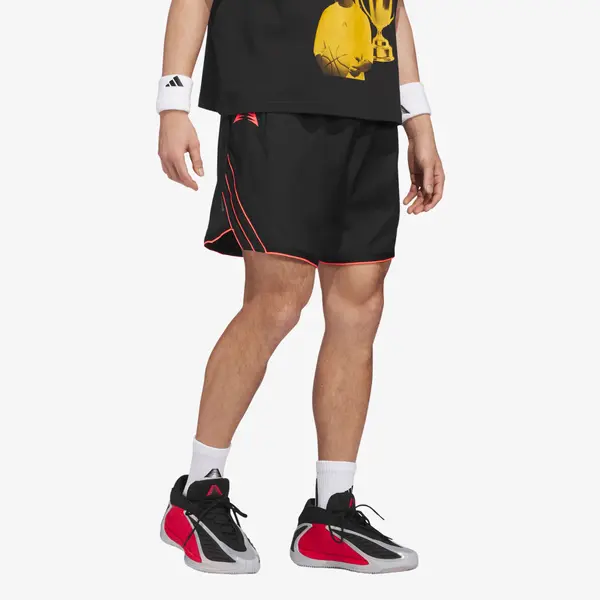 adidas Performance Къси панталони adidas Anthony Edwards Crazy Lite Short Black/ Solar Turbo S