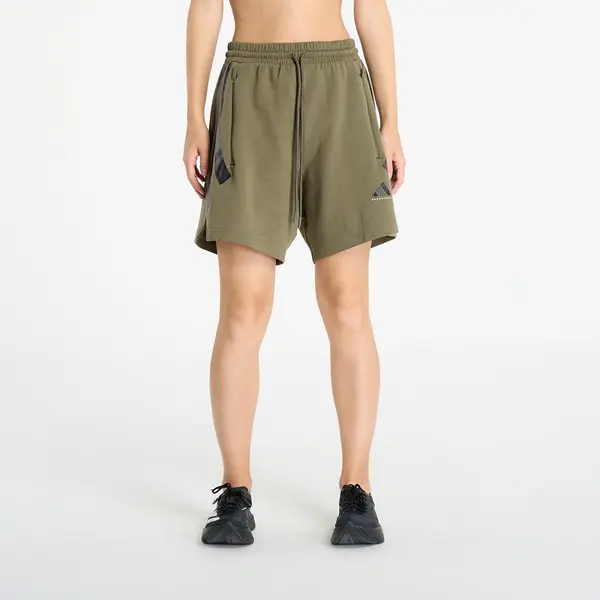 adidas Performance Къси панталони adidas Basketball Spacer Shorts UNISEX Olive Strata S