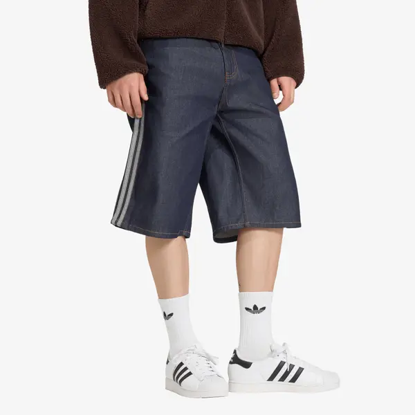 adidas Originals Къси панталони adidas Firebird Adicolor Jorts Mid-Rise Straight Leg Indigo Denim 36