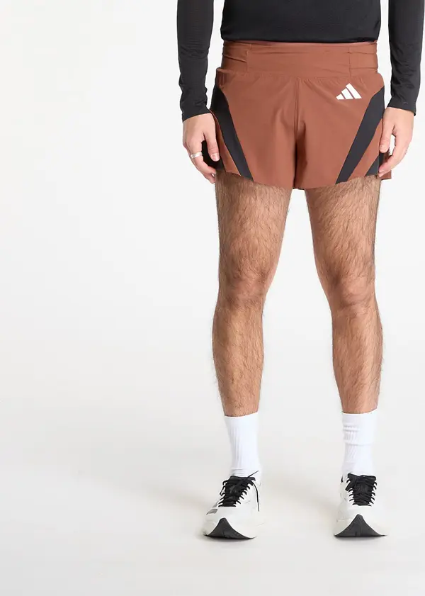adidas Originals Къси панталони adidas Humanrace Adizero Archive Running Gel Short Preloved Brown S