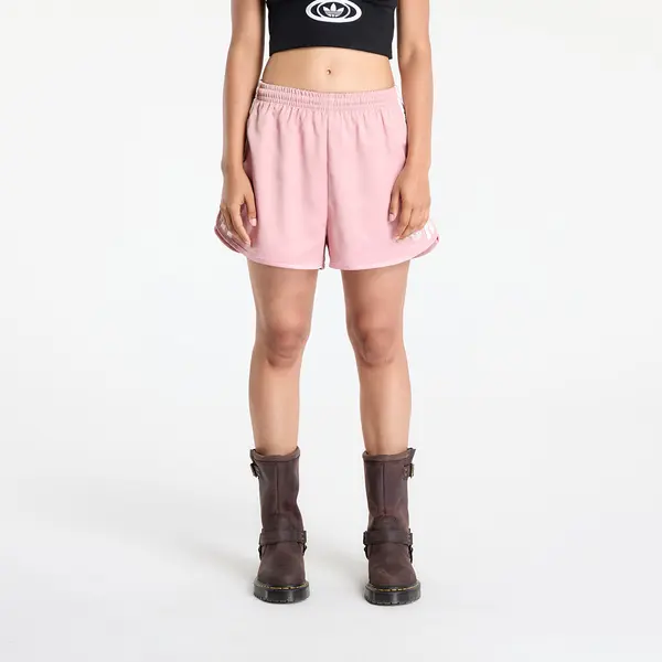 adidas Originals Къси панталони adidas Originals Satin Shorts Ruffle 3-Stripes Wonder Mauve L
