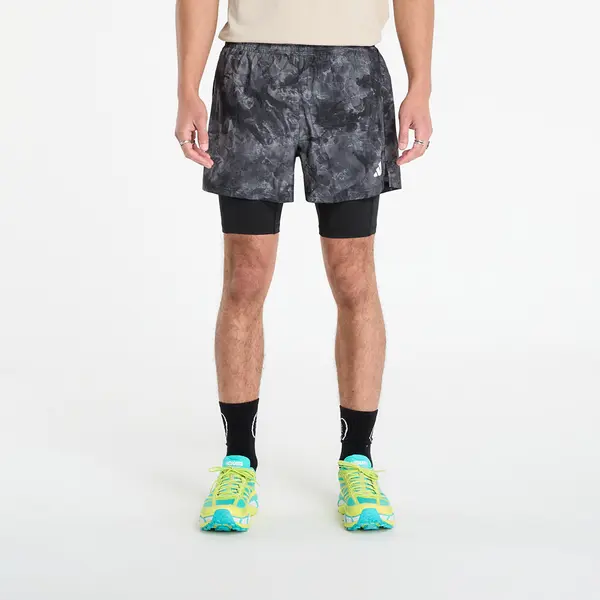 adidas Performance Къси панталони adidas Own The Run Spray Dye 2-In-1 Short Grey Four/ Black S