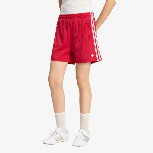 adidas Originals Къси панталони adidas Pinstripe Firebird Shorts Team Victory Red/ White/ Team Victory Red L