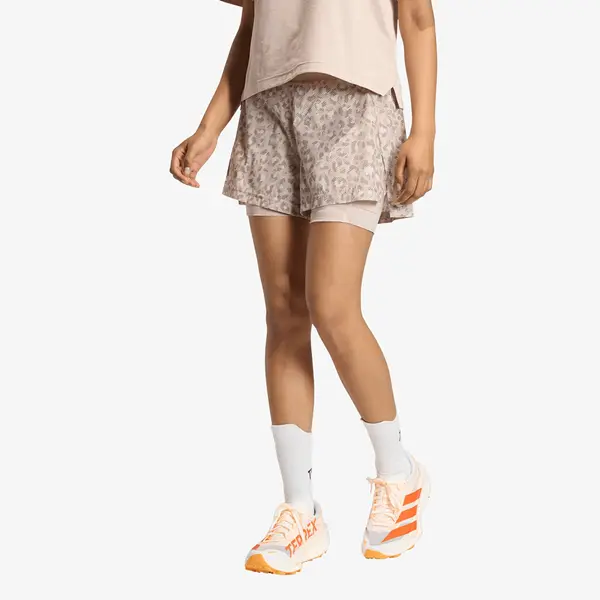 adidas Performance Къси панталони adidas Terrex Xploric 2In1 Shorts Printed Wonder Alumina/ Wonder Taupe/ Trace Brown 12
