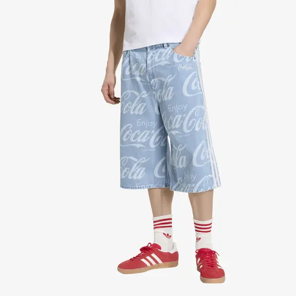 adidas Originals Къси панталони adidas x Coca Cola Classic Sport Denim Short Indigo Denim 36