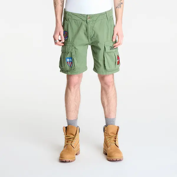 Alpha Industries Къси панталони Alpha Industries Flying Tigers Shorts Vintage Green S/M