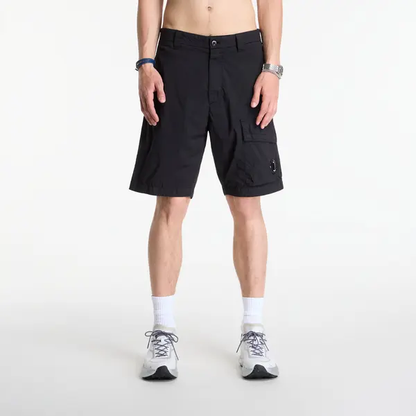 C.P. Company Къси панталони C.P. Company 50 Fili Stretch Loose Lens Cargo Shorts Black 52