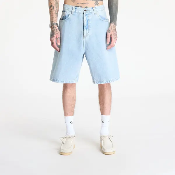Carhartt WIP Къси панталони Carhartt WIP Brandon Short Blue Heavy Stone Bleached XXL