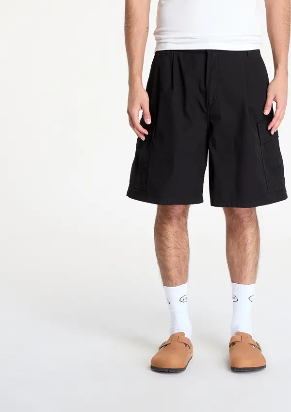 Carhartt WIP Къси панталони Carhartt WIP Cole Cargo Short Black Rinsed 27