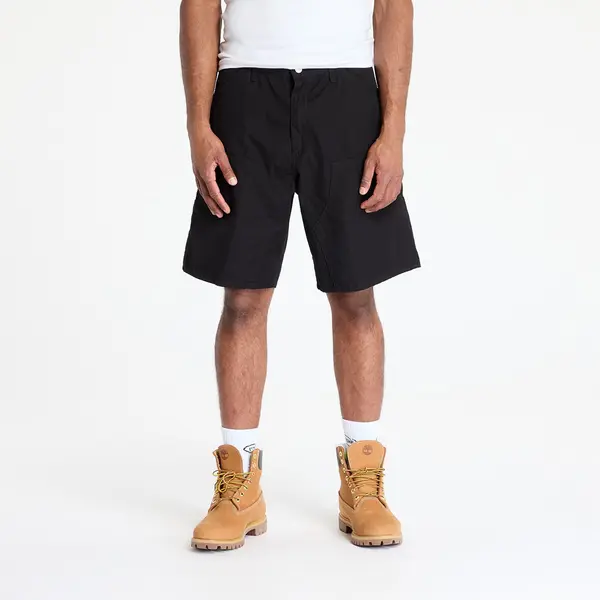 Carhartt WIP Къси панталони Carhartt WIP Double Knee Short Black Rinsed 28