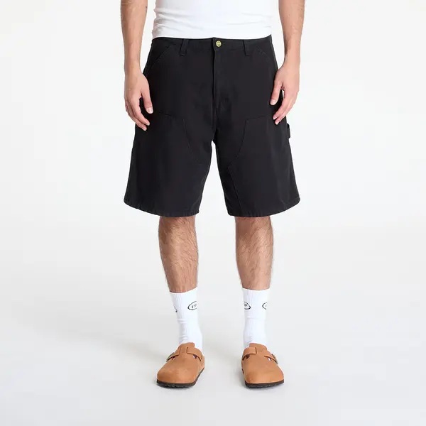 Carhartt WIP Къси панталони Carhartt WIP Double Knee Short Black Stone Washed 30
