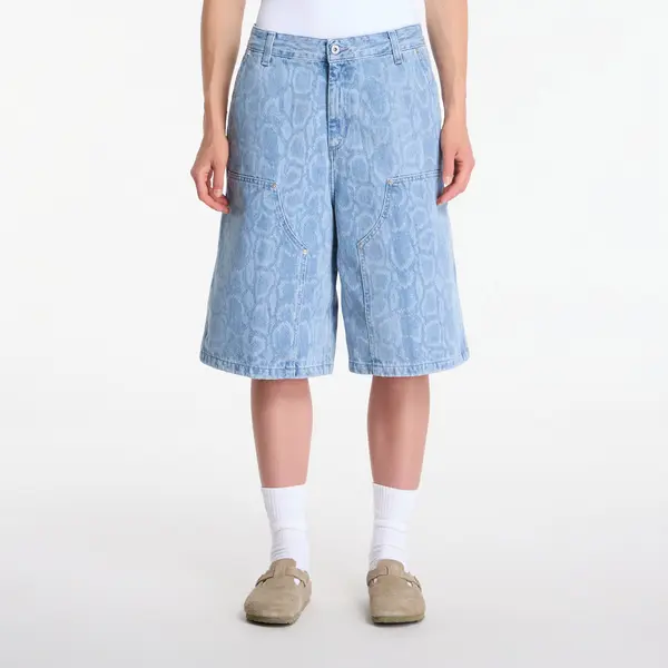 Carhartt WIP Къси панталони Carhartt WIP W' Snake Nixon Double Knee Short Snake Camo, Blue Bleached L