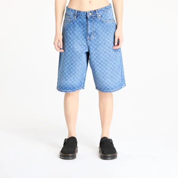 Daily Paper Къси панталони Daily Paper Monogram Denim Shorts Blue XS