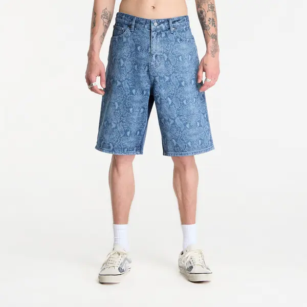 Daily Paper Къси панталони Daily Paper Snake Laser Denim Shorts Blue M