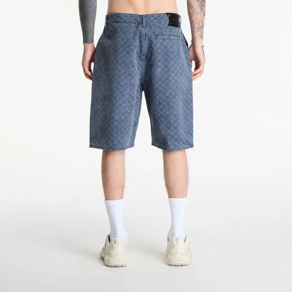 Daily Paper Къси панталони Daily Paper Washed Monogram Woven Shorts Blue Wing Teal XS