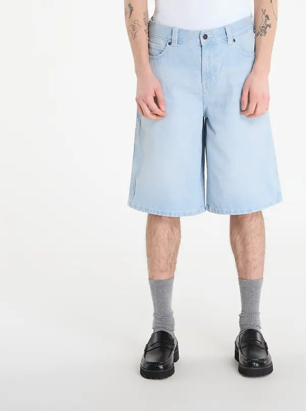 Dickies Къси панталони Dickies 958 13-Inch Loose Short Jeans Fog Blue W30