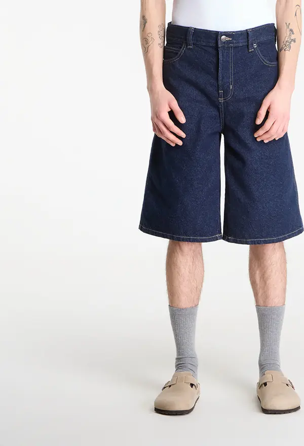 Dickies Къси панталони Dickies 958 13-Inch Loose Short Jeans Rinsed W34