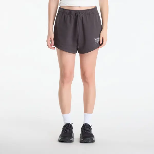 New Balance Къси панталони New Balance Trackside French Terry Short Black Cement L