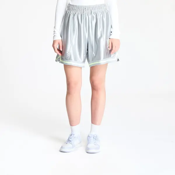 Nike Къси панталони Nike Sportswear Women's Loose Mid-Rise Graphic Shorts Lt Smoke Grey/ Barely Volt/ Barely Volt XS