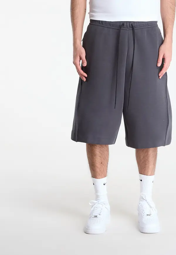 Nike Къси панталони Nike Tech Men's Fleece Oversized Fit Shorts Anthracite/ Black XS