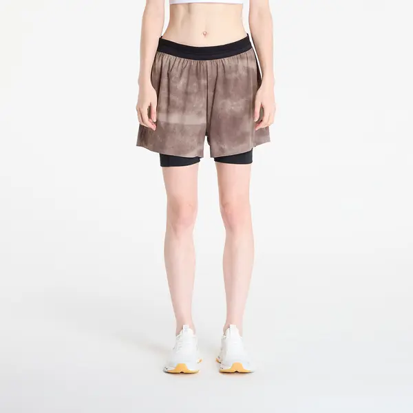 On Къси панталони On 3" Performance Shorts AOP Cinder/ Black S