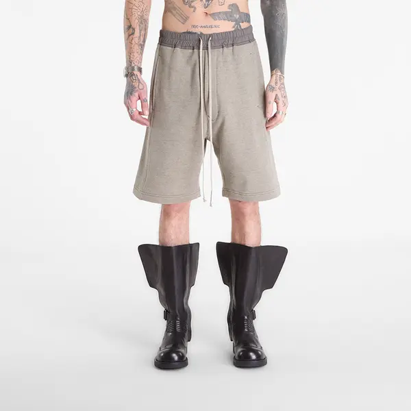 Rick Owens DRKSHDW Къси панталони Rick Owens DRKSHDW Wide Pusher Shorts Grey Melange XL