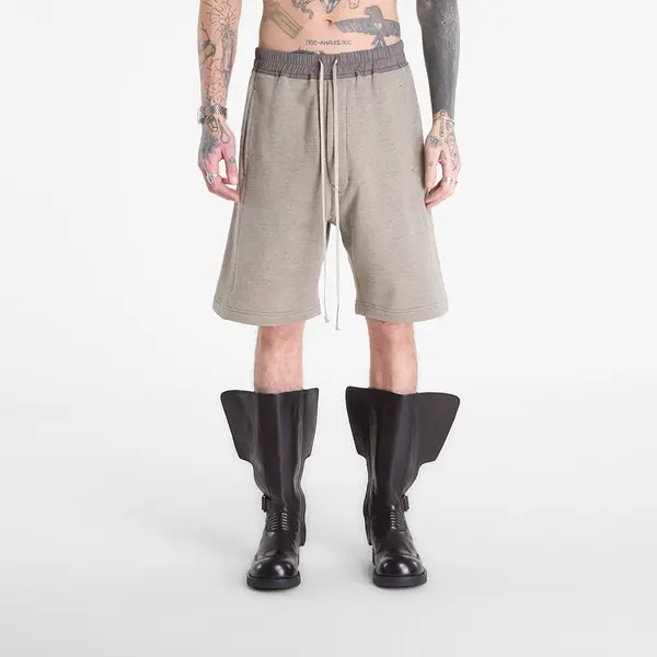 Rick Owens DRKSHDW Къси панталони Rick Owens DRKSHDW Wide Pusher Shorts Grey Melange XL